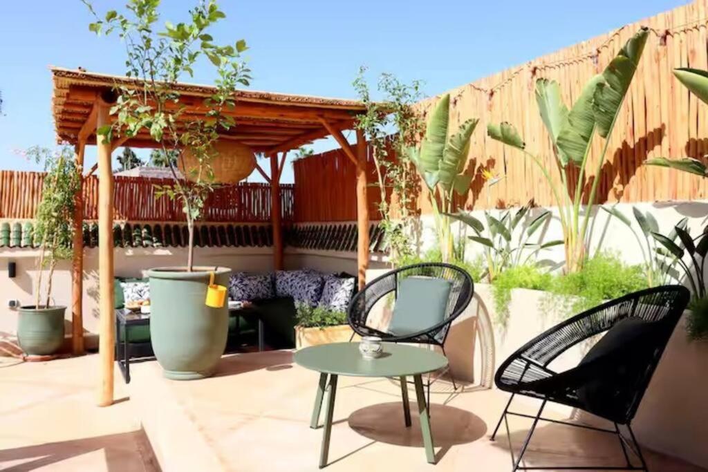 Riad Ptit Kech, Bassin Terrasse - Petits Dejeuners Marrakesh Buitenkant foto